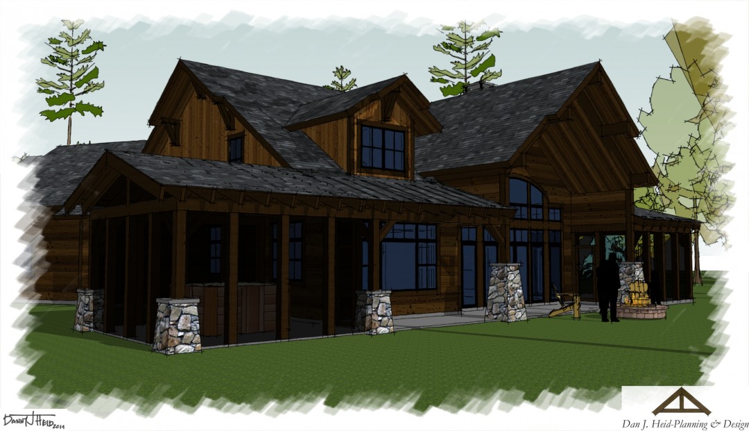 Minnesota Custom Cabin & Lake Home Design | Dan J. Heid Planning and Design